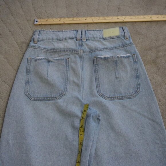 Zara Light Blue Wide Leg Jeans - Picture 10 of 10